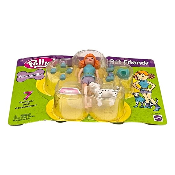 Polly Pocket Doll Pet Friends Lea Bella Dog New 2002 Mattel Vintage - Picture 4 of 4